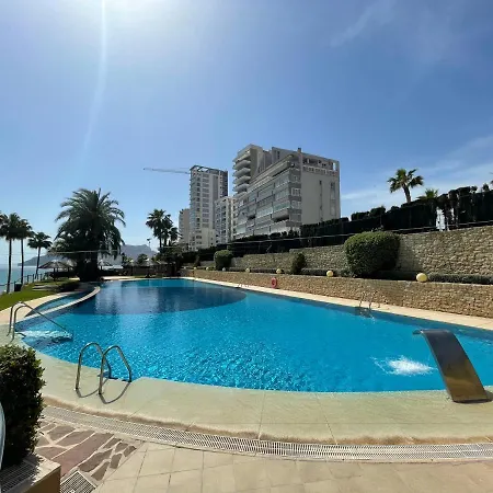 Clp- Primera Linea Vistas Piscina Y Parking 度假居